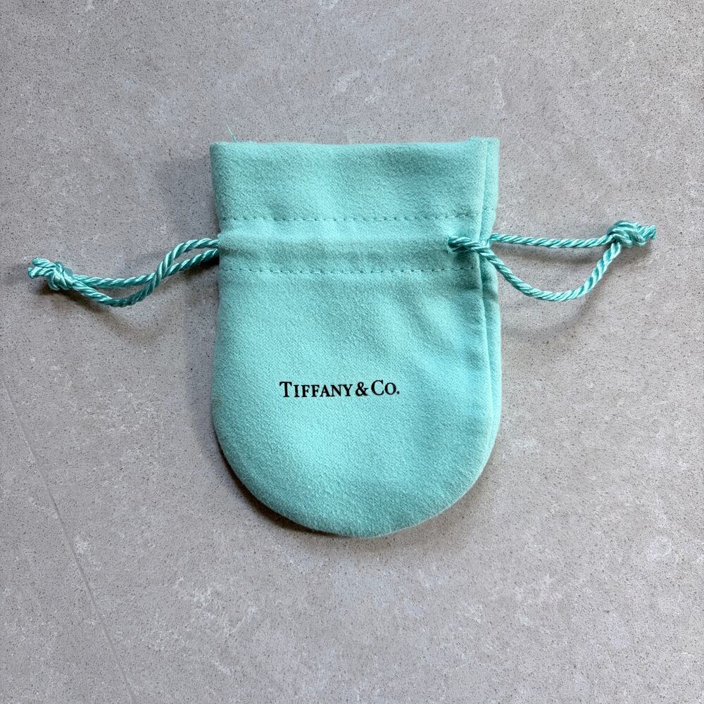 Tiffany & Co Felt Suede Draw String Jewelry Protection Pouch Dust Bag Small